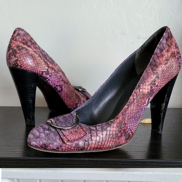 STUART Weitzman Pumps snake heels - Picture 4 of 16